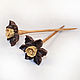 Order Set of hairpins 'Mystery of the night'. OakForest Wooden Jewelry. Livemaster. . Hairpin Фото №3