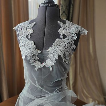 Свадебное платье от кутюр из ткани от «Магии Модниц»