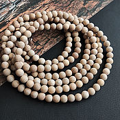 Материалы для творчества handmade. Livemaster - original item Camphor beads Medicinal Aromatic Camphor wood 8mm. Handmade.