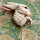 Order Brooch needle: ' Lepus,' the hare, art Nouveau. House Of The Moon Dew. Livemaster. . Stick pin Фото №3