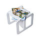 Стол перевертыш ALPIKA-BRAND Eco materials Flip over, white. Мебель для детской. Alpika-brand. Интернет-магазин Ярмарка Мастеров.  Фото №2