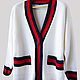 Order Knitted cardigan with striped trim. stylish things. Livemaster. . Cardigans Фото №3