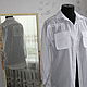 Рубашка белая в стиле Бохо, Блузки, Калининград,  Фото №1