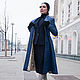 Женское пальто "Lady in blue". Пальто. Анна-Лиза (Мода вне времени ТМ). Ярмарка Мастеров.  Фото №6