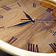 Order Wall clock made of wood Ecoloft elegant eco-style 350mm. Original wall clocks. Livemaster. . Watch Фото №3