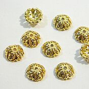 Материалы для творчества handmade. Livemaster - original item Caps for beads gilding, zircons (Yu.Korea). pc. Handmade.