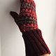 Order Mittens patterned ' Zigzag». Shadow-artist. Livemaster. . Mittens Фото №3
