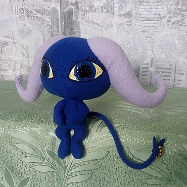 Работы для детей, ручной работы. Ярмарка Мастеров - ручная работа Мягкие игрушки: Квами с камнем чудес Стомп. Handmade.