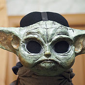 Субкультуры handmade. Livemaster - original item Baby Yoda mask cosplay Star Wars. Handmade.