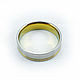 Order Titanium ring with gold anodizing. asgdesign. Livemaster. . Rings Фото №3