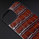 Order Case for any iPhone model made of crocodile skin IMA8002KH. CrocShop. Livemaster. . Case Фото №3