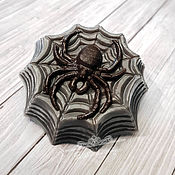 Косметика ручной работы handmade. Livemaster - original item Soap Spider on the web handmade Halloween gift. Handmade.