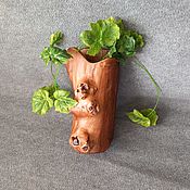 Для дома и интерьера handmade. Livemaster - original item Wall-mounted planter made of wood. Handmade.