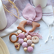 Куклы и игрушки handmade. Livemaster - original item Teething toy, teething toy - teether, 