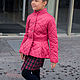 Школьная куртка с баской для девочки. Верхняя одежда детская. Little Bee studio Екатерина. Ярмарка Мастеров.  Фото №5