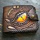 Wallet genuine leather 'eye of the dragon', Wallets, Ryazan,  Фото №1