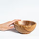 Elm wood bowl for food 145 mm. T159. Plates. ART OF SIBERIA. My Livemaster. Фото №5