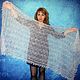 Lace wedding shawl,White scarf,Hand knit shawl,Warm wrap №56, Wraps, Tashkent,  Фото №1