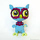 Order Bird amigurumi pattern. Crochet flower owl toy. InspiredCrochetToys. Livemaster. . Knitting patterns Фото №3