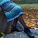 Skirt-Peruvian Aqua, Skirts, Grodno,  Фото №1