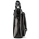 Order Stewart leather business bag (black). Russian leather Guild. Livemaster. . Men\'s bag Фото №3