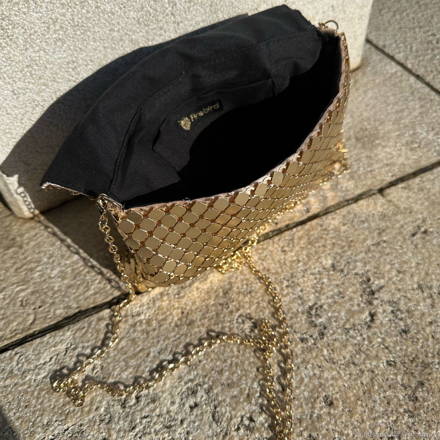 Клатч конверт золото 22 см х 15 см х 3 см в интернет-магазине Ярмарка ...