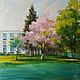 Spring. Solntsevo #1. Oil painting, Pictures, Moscow,  Фото №1