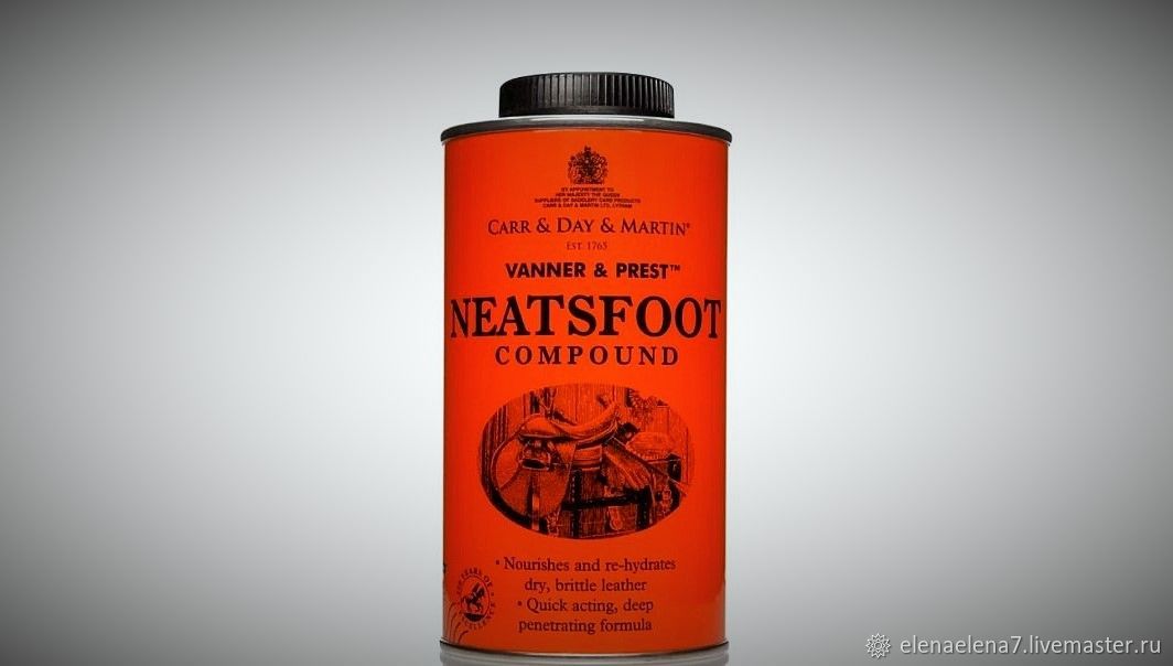 Копытное масло для кожи Костное масло Neatsfoot для кожи купить в ...