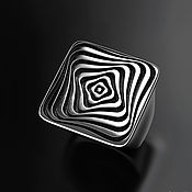 Украшения handmade. Livemaster - original item Ring: Illusion Attraction. Handmade.