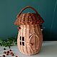 Wicker dollhouse- mushroom. Doll houses. Kardochesnk. Online shopping on My Livemaster.  Фото №2