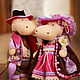 Hippos 'aristocratic couple', Stuffed Toys, Vladimir,  Фото №1