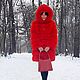 Заказать Шуба с капюшоном из песца. Наталья. Ярмарка Мастеров. . Шубы Фото №3