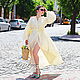 Embroidered beige evening dress, maxi boho dress beige, Dresses, Sevastopol,  Фото №1