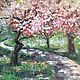 Painting Blooming Garden Landscape with blooming trees Spring, Pictures, Ekaterinburg,  Фото №1