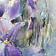 Painting flowers pastel Lilac irises (turquoise purple painting). Pictures. Pastelena. My Livemaster. Фото №4