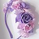 Order Headband with flowers, wreath of foamiran, headband for girls. fioridellavita. Livemaster. . Headband Фото №3