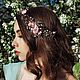 Order A twig on the head with flowers, A tiara with flowers,a wreath on the head,a bride. torystyle (ToryStyle). Livemaster. . Tiaras Фото №3