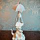 Винтаж:  Девушка с зонтиком и гусями от Lladro. Статуэтки винтажные. Антиквариат и Винтаж. Интернет-магазин Ярмарка Мастеров.  Фото №2