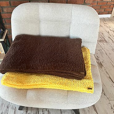 Для дома и интерьера ручной работы. Ярмарка Мастеров - ручная работа Плед. Handmade.