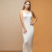 Одежда handmade. Livemaster - original item White dress with straps. Handmade.