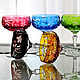 Order The glass bowl grape color crystal Germany. Cozy-h-o-u-s-e. Livemaster. . Vintage glasses Фото №3