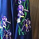 Women's embroidery 'Night irises' ZHR4-185. Blouses. babushkin-komod. My Livemaster. Фото №6