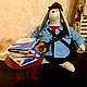 Кукла сувенир  Кролик Бард, Тильда Зверята, Кубинка,  Фото №1