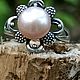 Order Ring with pink pearls ' PEARL of the NILE'. vlastelin-kolets (vlastelin-kolets). Livemaster. . Rings Фото №3