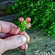 Brooch-pin: Pink Currant x Gooseberry, Brooches, Minsk,  Фото №1