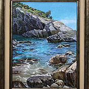 Картина «Терраса на берегу моря» 70х50