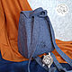 Textile backpack SP-M 'Mishka'. Backpacks. Tera. Bags and backpacks with embr. My Livemaster. Фото №4