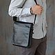Men's Shoulder Tablet bag 'Cordinal' (Black), Men\'s bag, Yaroslavl,  Фото №1