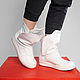 Ботинки кожаные белые многослойные Y1-3(RB). Ботинки. YOKA. Интернет-магазин Ярмарка Мастеров.  Фото №2