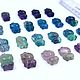 Rainbow Fluorite (Hello Kitty) Shangzhao, Jiangxi Province (China), Cabochons, St. Petersburg,  Фото №1